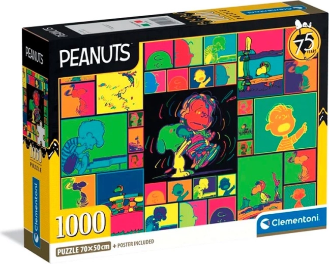Clementoni puzzle Peanuts colaj colorat 1000 piese