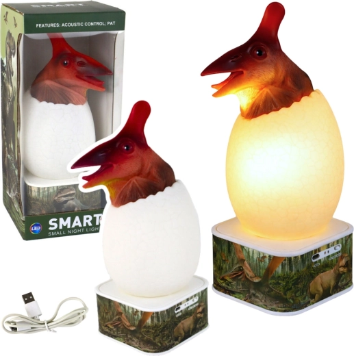 Lampă de noapte Dino LED cu micro USB