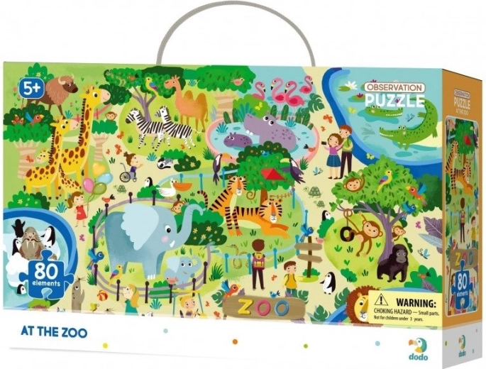 Puzzle La grădină zoologică, 80 piese