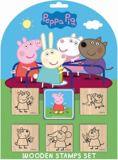 Set de ștampile cu Purcelușa Peppa