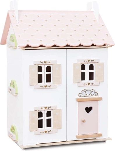 Le Toy Van căsuță din lemn pentru păpuși Rose Heart