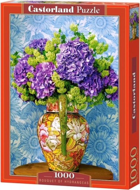 Puzzle 1000 de piese - Buchet de hortensii