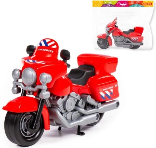 Motocicletă de pompieri – jucărie de salvare pentru interior și exterior