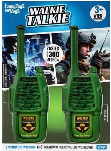 Walkie-talkie cu design militar