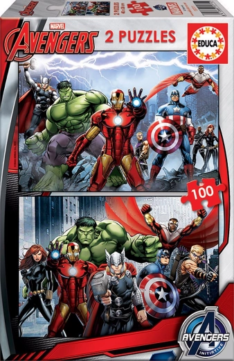 Puzzle EDUCA AVENGERS – Reunirea 2×100 piese