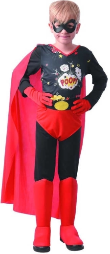 Costum de carnaval erou de acțiune în stil Spiderman, mărimea L (130–140 cm)
