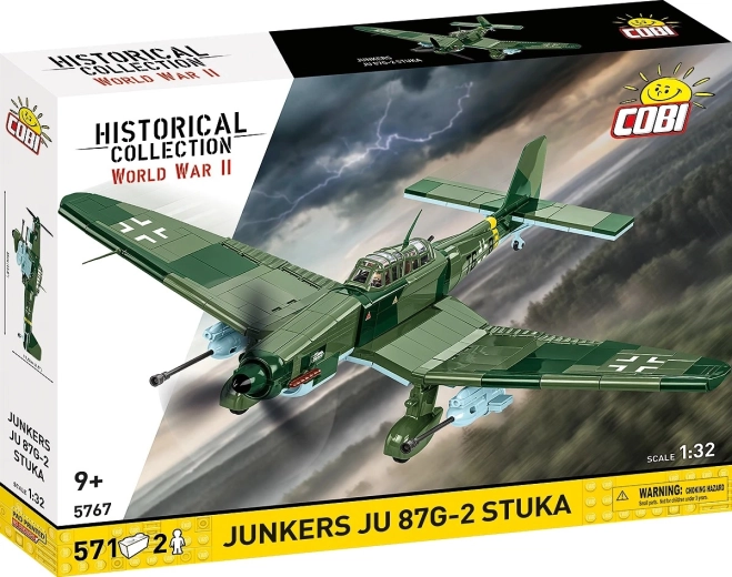 Set de construcție avion Junkers Ju 87 G-2 Stuka – 571 piese