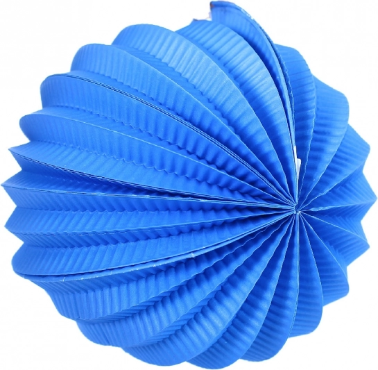 Lampion din hârtie sferic albastru 20 cm