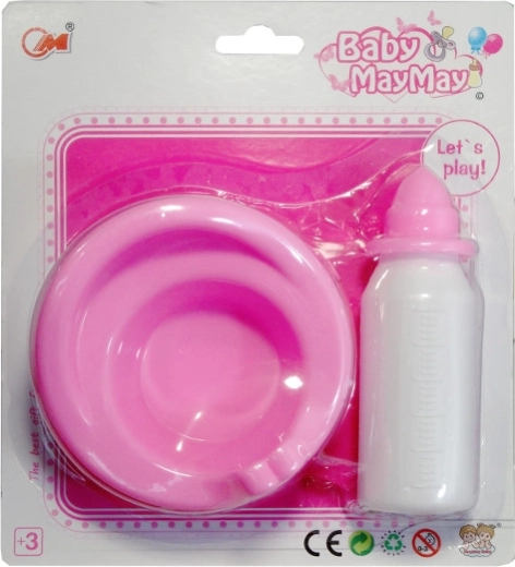 Biberon și oliță – jucărie pentru îngrijirea păpușilor