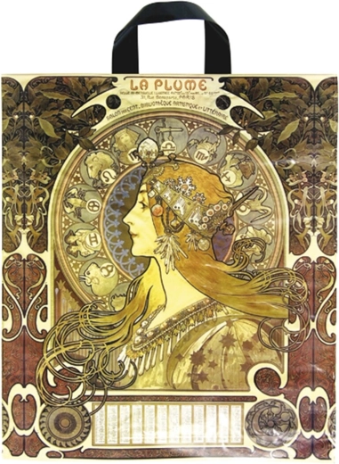 Geantă de cumpărături A. Mucha 41 × 46 cm