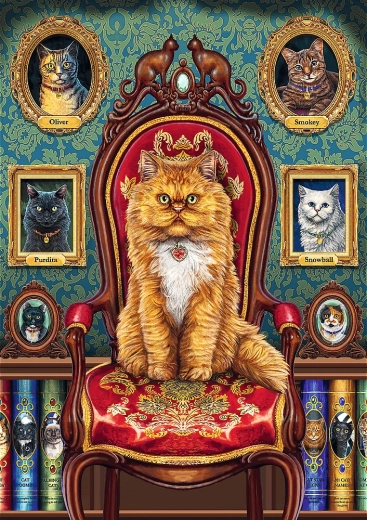 Trefl Puzzle Premium Plus Magic Collection: Kočkománie 1000 piese