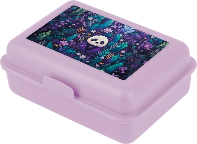 Cutie de gustare cu motiv de junglă și panda