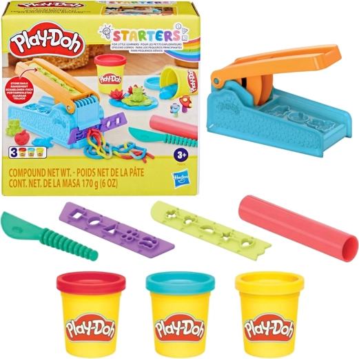 Play-Doh fabrică de distracție cu 3 culori și accesorii