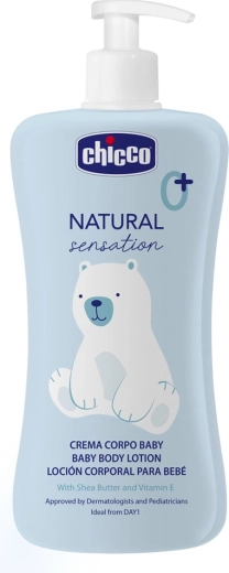 Loțiune de corp Chicco Natural Sensation cu unt de shea și vitamina E 500 ml