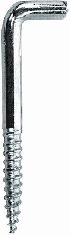 Cârlig cu filet și cap în cruce 5,8 × 65 mm, zincat, 100 buc