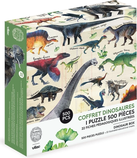 Puzzle dinozauri 500 de piese