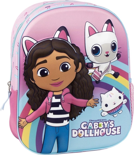 Rucsac 3D pentru copii Gabby’s Dollhouse - 1 bucată