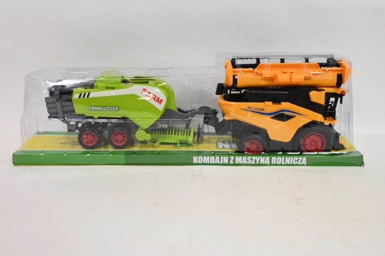 Set de jucării: combină cu utilaj agricol