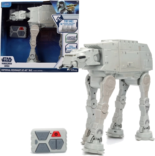 AT-AT Walker Star Wars controlat de la distanță, cu lumină și sunet, 33 cm