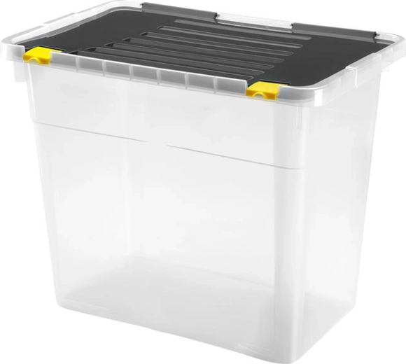 Cutie de depozitare din plastic cu capac HEIDRUN One 72 l