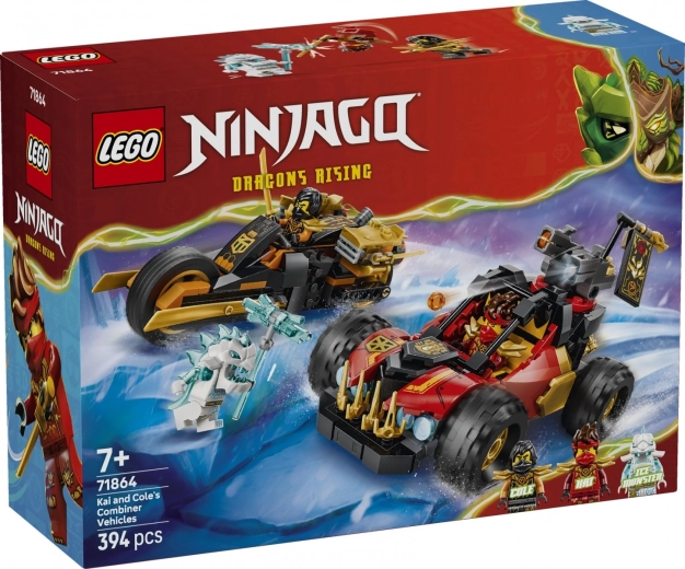 LEGO NINJAGO vehiculele multifuncționale ale lui Kai și Cole