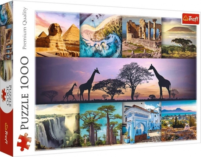 Trefl Puzzle 1000 piese - Colaj Africa