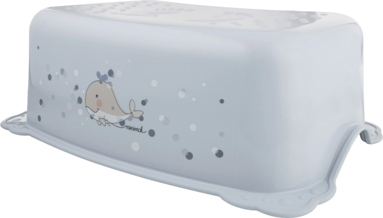 Maltex scăunel antiderapant Balena, satin blue