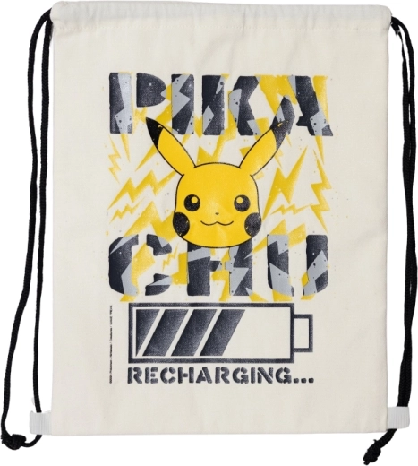 Săculeț textil Pokémon cu șnur de strângere - 1 bucată