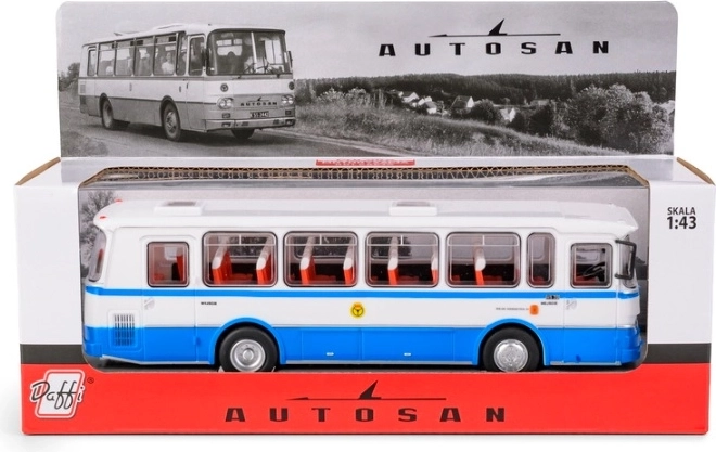 Model de colecție al autobuzului Autosan H9-20 PKS în varianta albastră