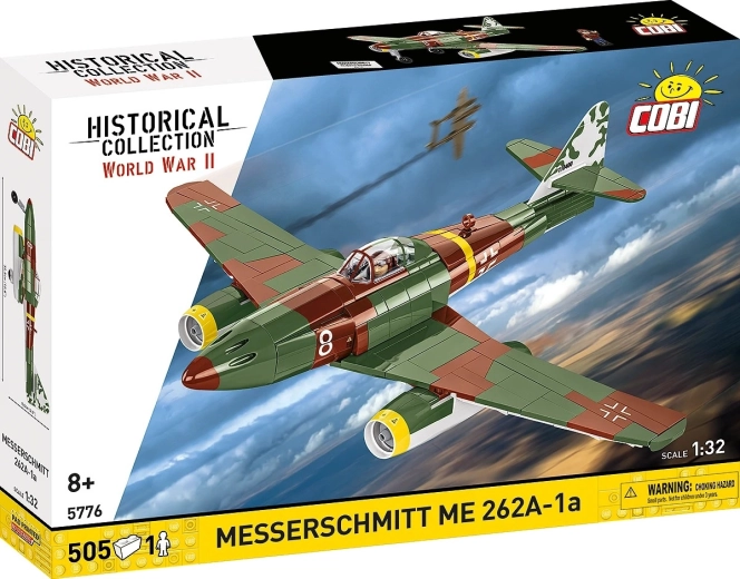 COBI Messerschmitt Me 262A-1a Schwalbe, set de construcție din cărămizi 505 piese, 1:32
