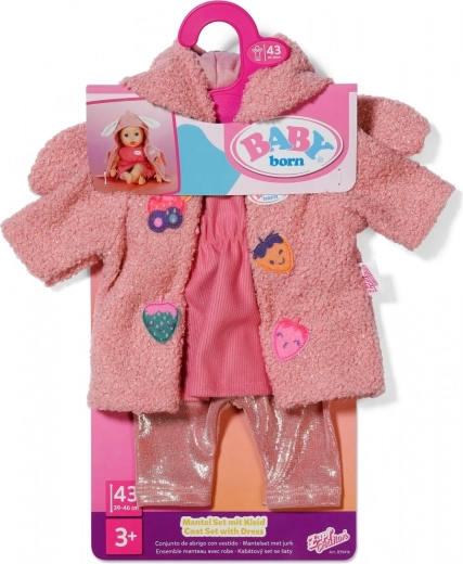 BABY born jachetă și rochiță pentru păpușă 43 cm