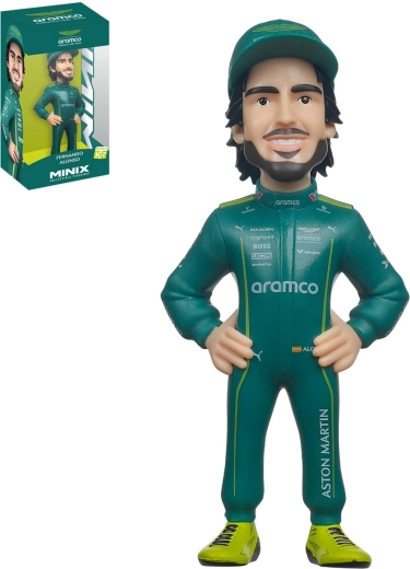 Figurină de colecție Minix Fernando Alonso (Aston Martin) - 1 bucată