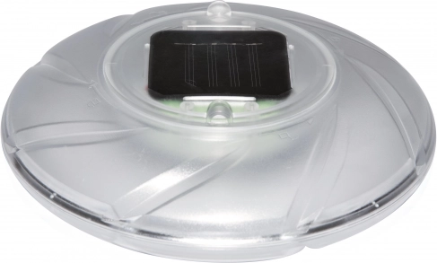 Lumină LED solară plutitoare pentru piscină BESTWAY, diametru 18 cm