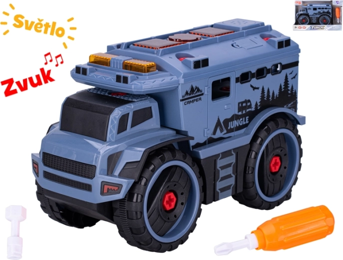 Mașină de înșurubat 24 cm cu lumină și sunet