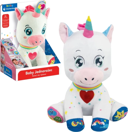 Unicorn interactiv de pluș BABY CLEMENTONI