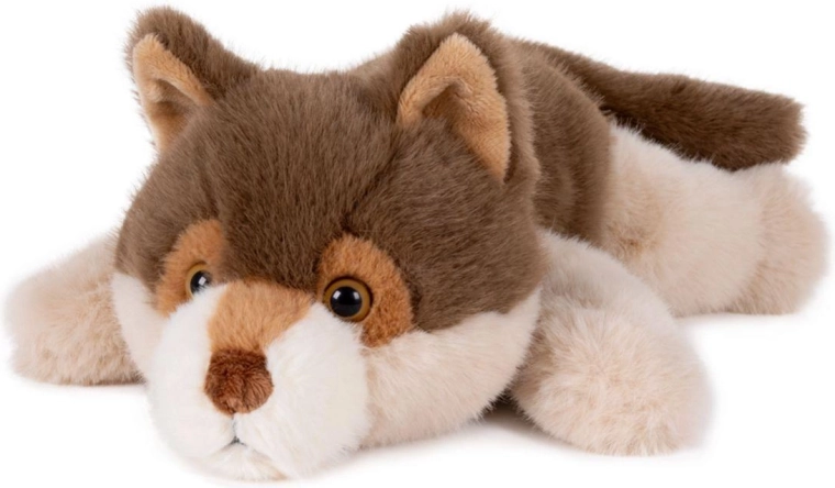 Lup de pluș culcat 35 cm