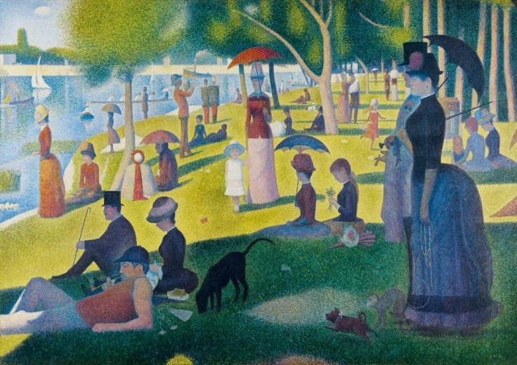 Puzzle Bluebird După-amiază de duminică pe insula La Grande Jatte, 1000 de piese