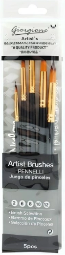Set de pensule rotunde 2, 6, 8, 10 și 12