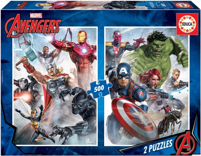Educa Puzzle Avengers 2x500 piese