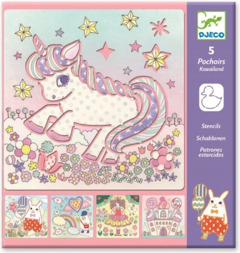 Șabloane Djeco Kawaii Land