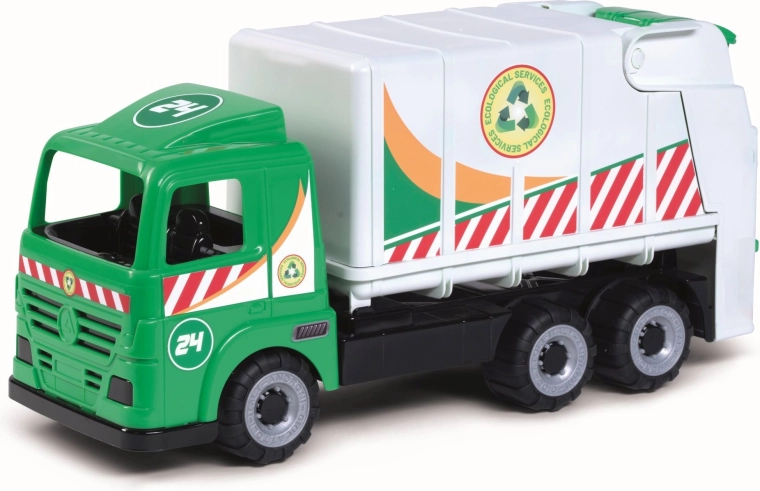 Androni camion de gunoi Heavy Trucks cu roți cauciucate 50 cm