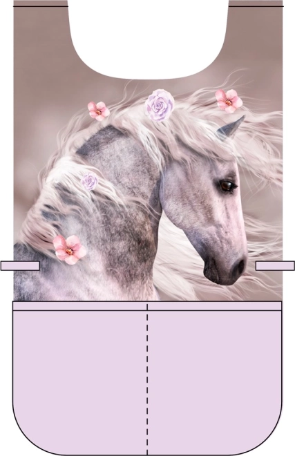 șorț poncho pentru copii cal romantic