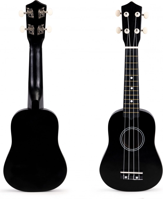 Ukulele din lemn pentru copii cu 4 corzi din nailon ECOTOYS