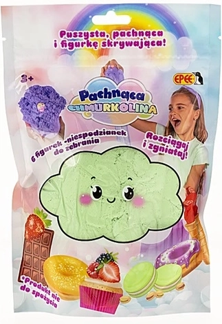 Epee Chmurkolina – plastilină parfumată, model „biscuit cu fistic” cu surpriză