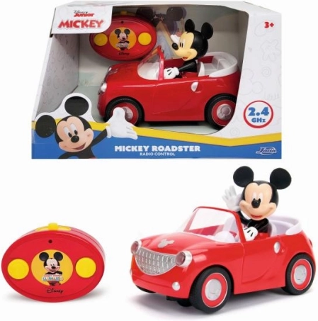 Mașinuță RC Mickey Roadster cu telecomandă 2,4 GHz – roșie
