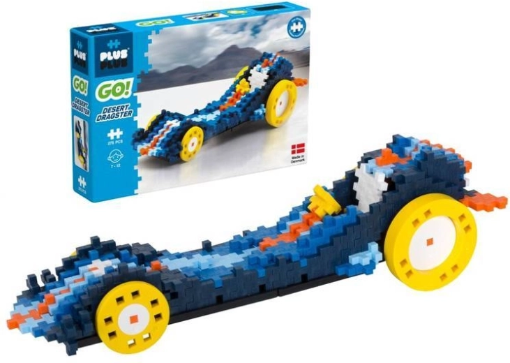 Set de construcție Plus-Plus Mini mix dragster deșert, 240 piese