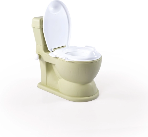 Toaletă pentru copii XL Eco Green cu lumină și sunet, 45 × 28 × 40 cm