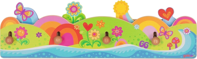 Cuier pentru haine Flower power Goki
