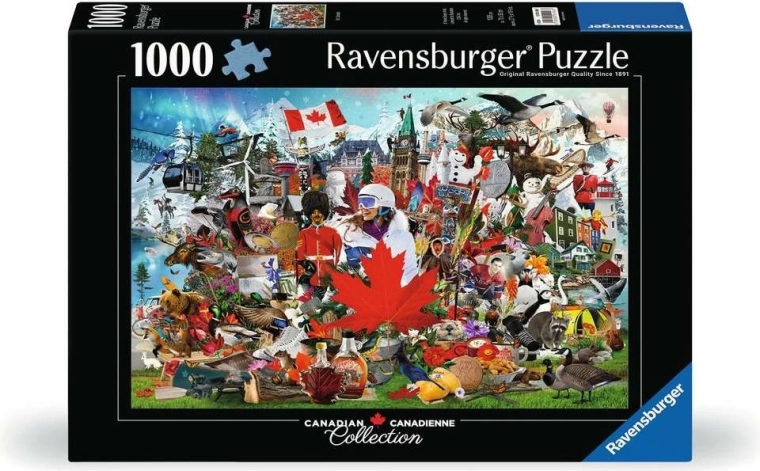 Puzzle Ravensburger Canadian Collection: „Ó, Canada” 1000 de piese