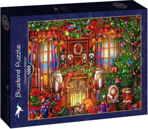 Puzzle Bluebird Decorațiune de Crăciun pentru interior 1000 de piese